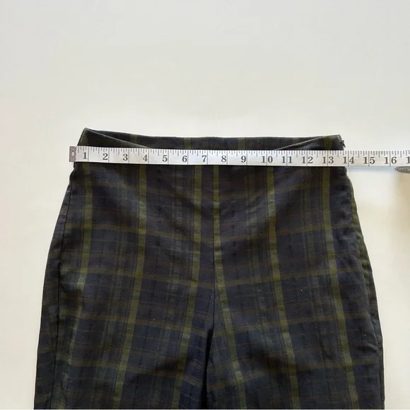Worthington Dark Plaid Trousers - Picture 2 of 10